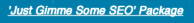 'Just Gimme Some Good SEO' Package Deal